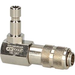 KS Tools 150.1957 Kühlsystem-Bajonettadapter, 90° abgewinkelt