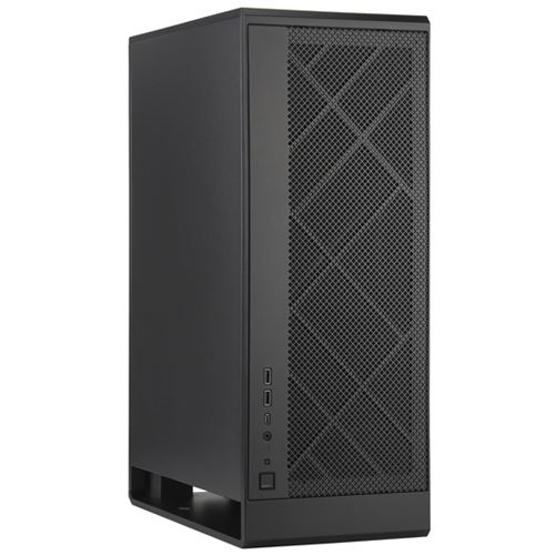 Silverstone Alta G1M Mirco-ATX Gehäuse, schwarz, ohne Netzteil, mit Sichtfenster