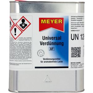 Meyer Verdünnung AF, 0100.0001.009, 3 Liter, Universalverdünnung für alle Kunstharzlacke
