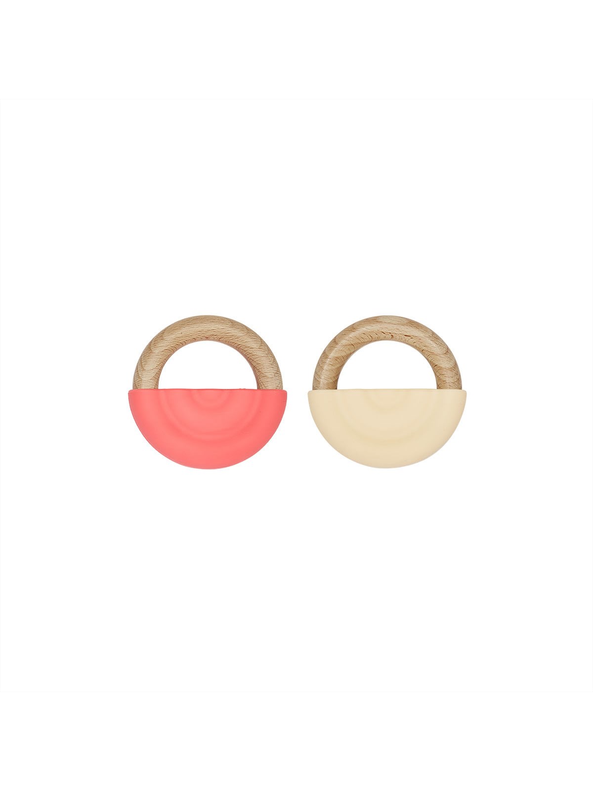 OYOY MINI Regenbogen-Beißring - 2er-Pack