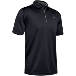 UNDER ARMOUR Tech Poloshirt Herren 001 - black/graphite/graphite XXL