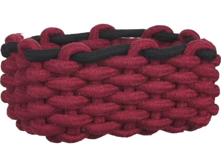 Aufbewahrungskorb Cord bordeauxrot