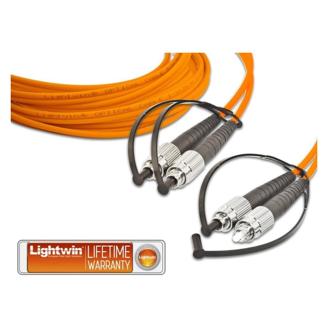 Wirewin High Quality Duplex LWL Patchkabel, MM OM2, FC (1 m) (LDP-50 FC-FC 1.0)