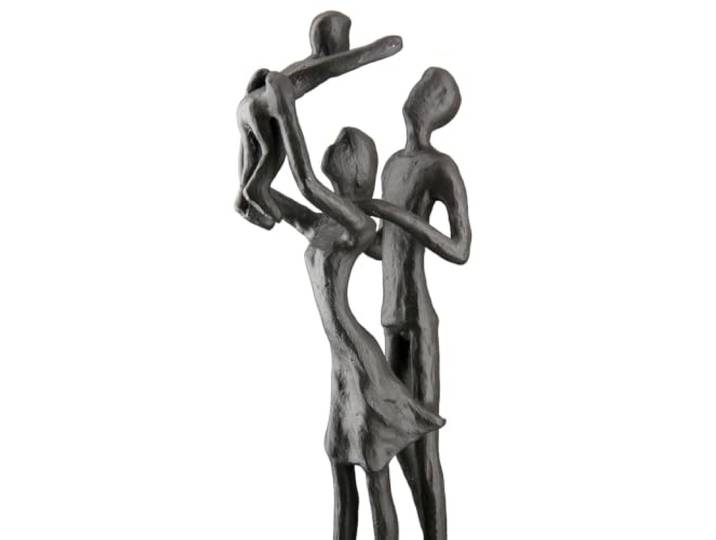 Casablanca Statue Famille Bonheur Familial\, Fer Brun 20 cm Un bel hommage aux liens familiaux. Elle trouve facilement sa place au salon en chambre ou au bureau.