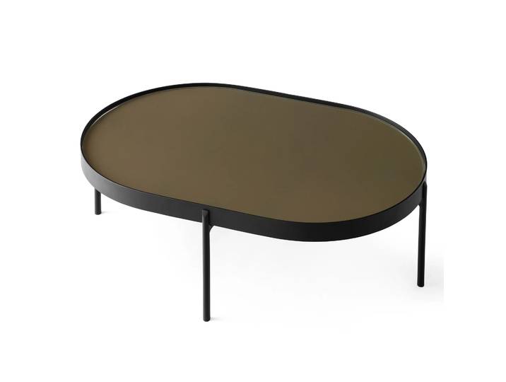 Audo Copenhagen NoNo Couchtisch L 59,5 x 96,5cm Schwarz-braun