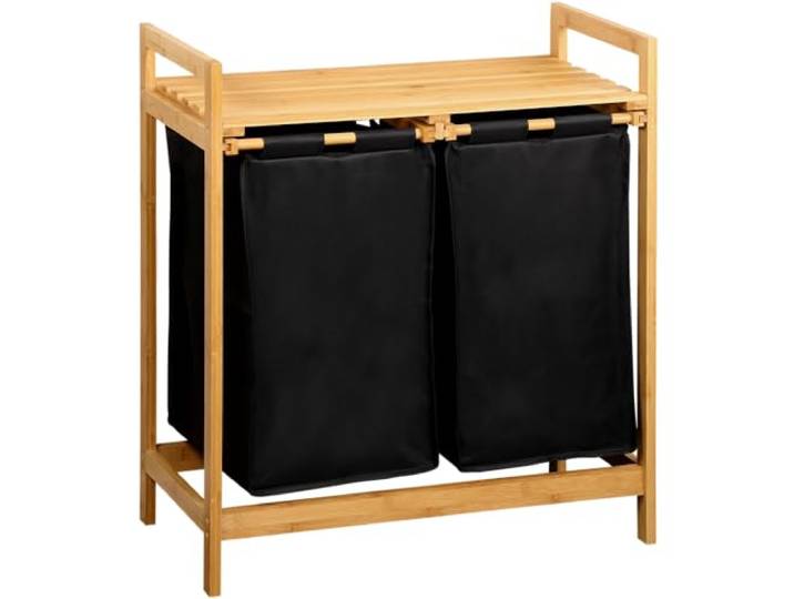 KESPER Wäschesortierer, 2 Fächer, Bambus, 64x33x73 cm 1948713
