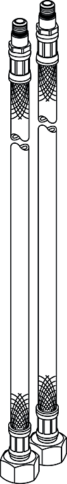 Ideal Standard Schlauch Set 465 A860162NU
