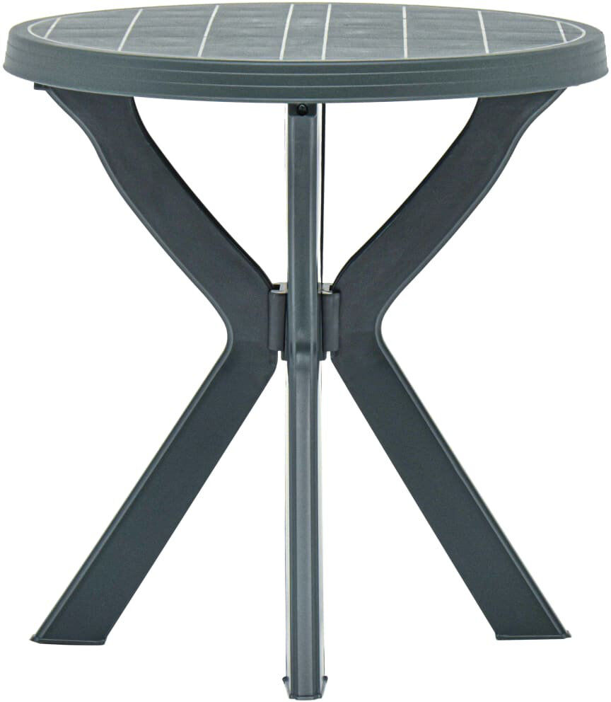 Dakota Fields Ioan Round Outdoor Bistro Table - 70 cm W 70 cm D Green