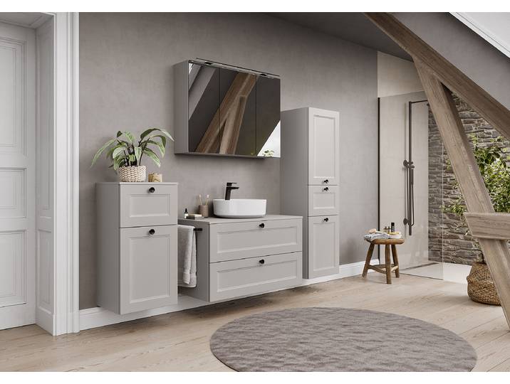 Waschtisch Cascada Typ C 100cm Grau/Steingrau