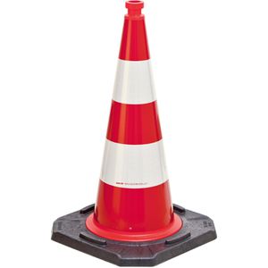 Moravia Leitkegel ReflexKegel EU, rot/weiß, 75cm, mit RA1/A Reflexfolie, BASt & StVO zugelassen