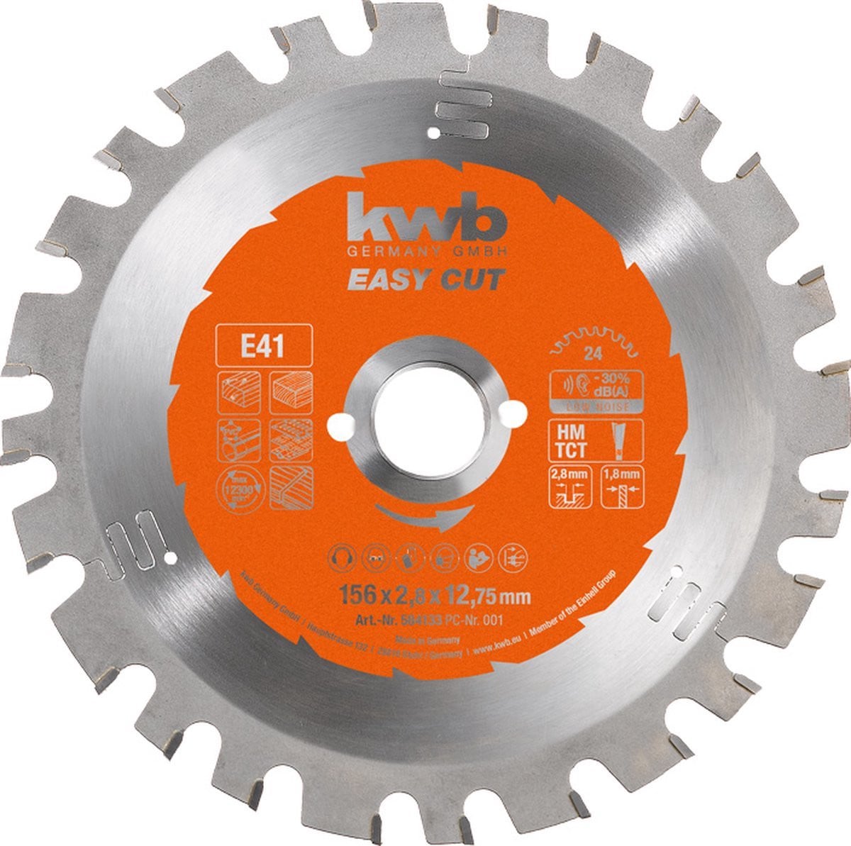 KWB Cirkelzaagblad HM TCT 180 x 20 mm 30T E57