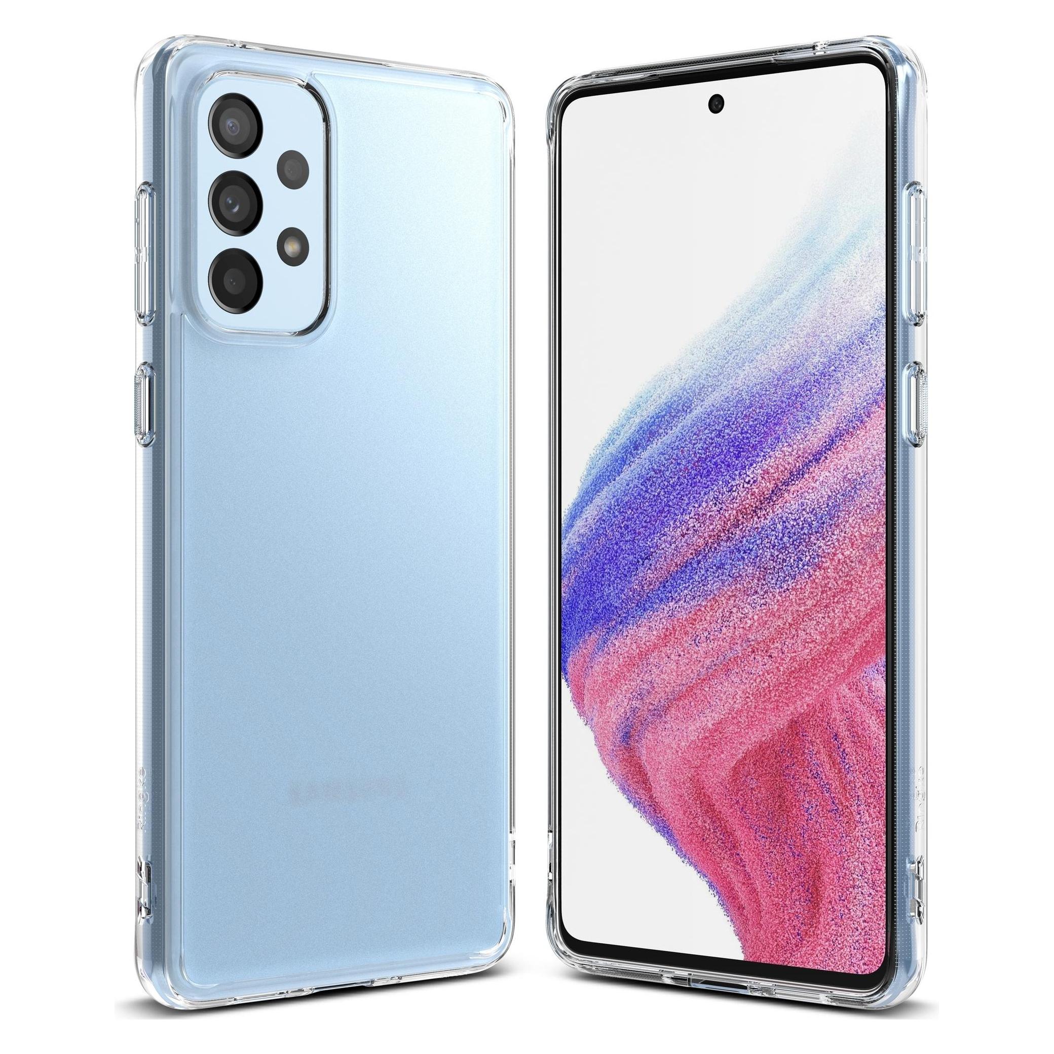 Ringke Fusion Matte tpu case with transparent Samsung Galaxy A73 gel frame (Samsung Galaxy A73 5G) (Ringke SAMSUNG Galaxy A73 FUSION MATTE CLEAR)