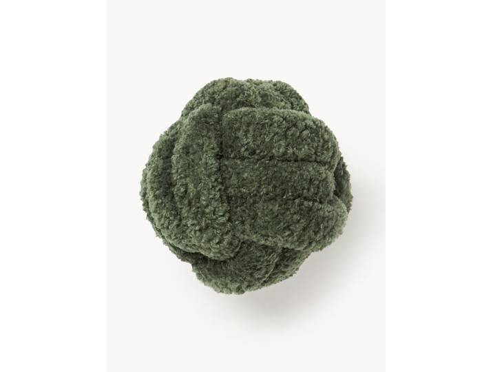 Coussin noué en peluche Dotty