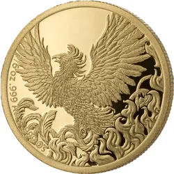Einzigartige Goldmünze GoldX – Osmium Phönix 2026