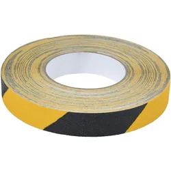 Kügele, Klebeband, Antirutsch Klebeband rutschfest selbstklebend 25 mm x 18 m gelb/schwarz (25 mm)