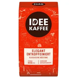 Idee Kaffee Kaffee gemahlen »Elegant« entkoffeiniert 500 g braun