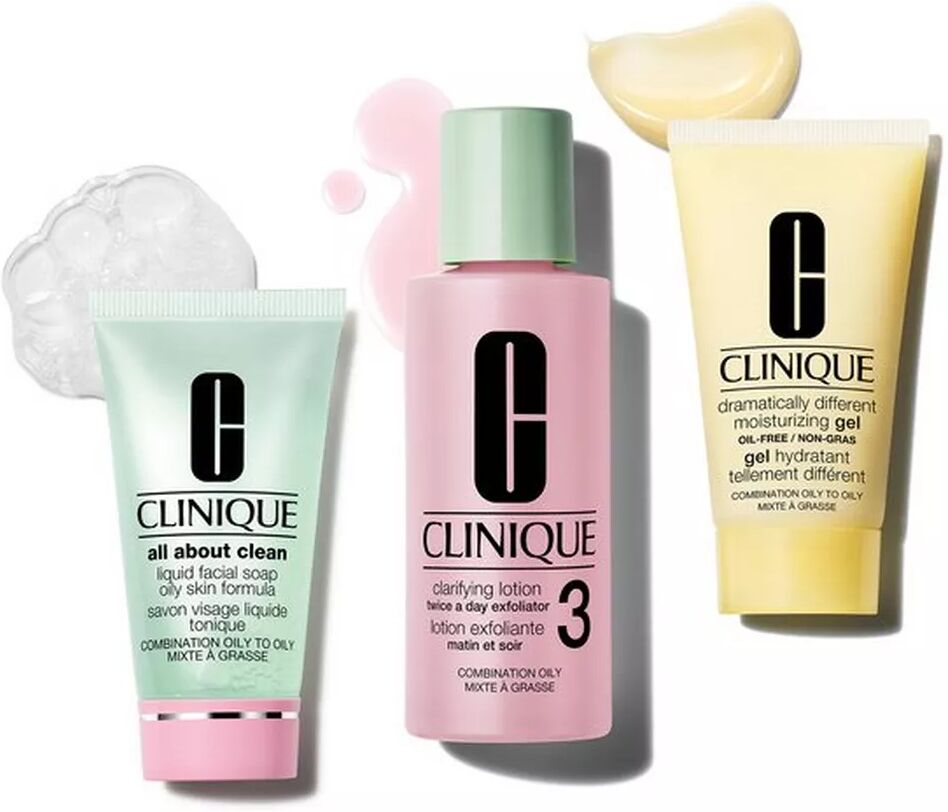 Clinique - Skincare Mini Kit - 3 Step - Skin Type 3 - Cleanser Refresher Course, Set
