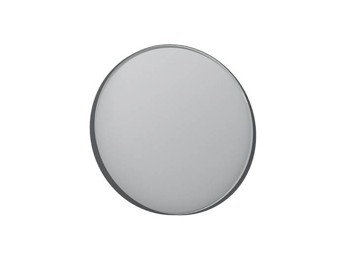 Miroir Décoratif en Bois Moonlight 75 v2 - 75 x 7 x 75 cm - Matte Anthracite