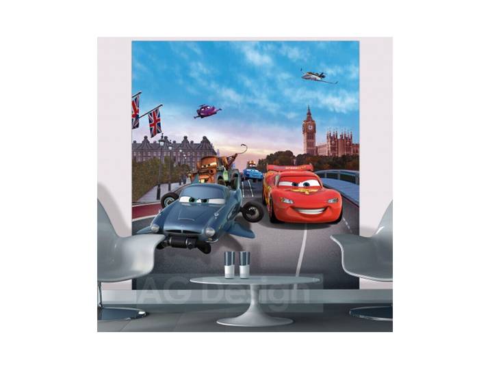 Papier Peint Xl Intisse Cars 2 Disney 180x202 Cm