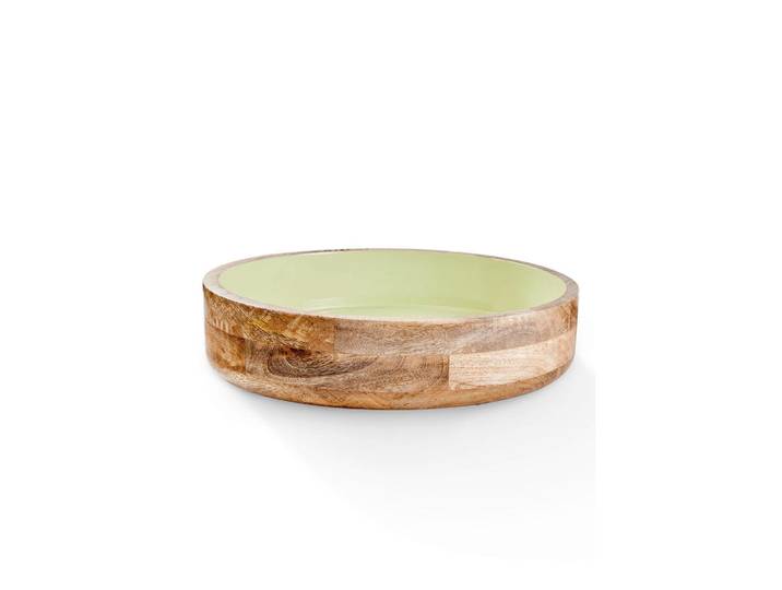 Fynch-Hatton Dekoschale, Salbeigrün, Mokka, Holz, 8 cm, Dekoration, Dekoschalen
