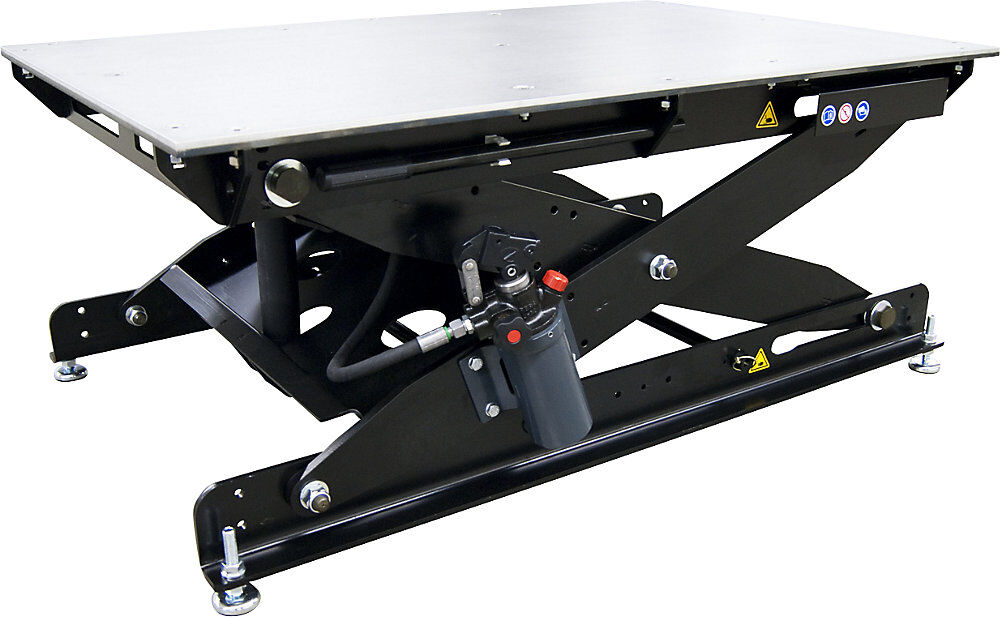 kaiserkraft Universal-Hubtisch, Tragkraft 2000 kg, Hubkraft 250 kg, HxBxT 1050 x 1480 x 980 mm