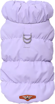 Inspire Essentials PawHaven Soft Padded Winter Dog Jacket For Small And Medium Pets xl purple