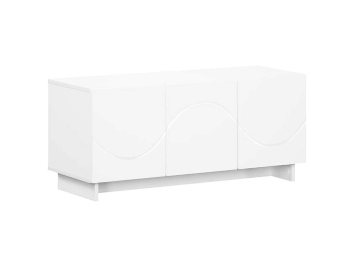 Vidaxl Tv Stand 90 X 34.5 X 40 Cm White Engineered Wood