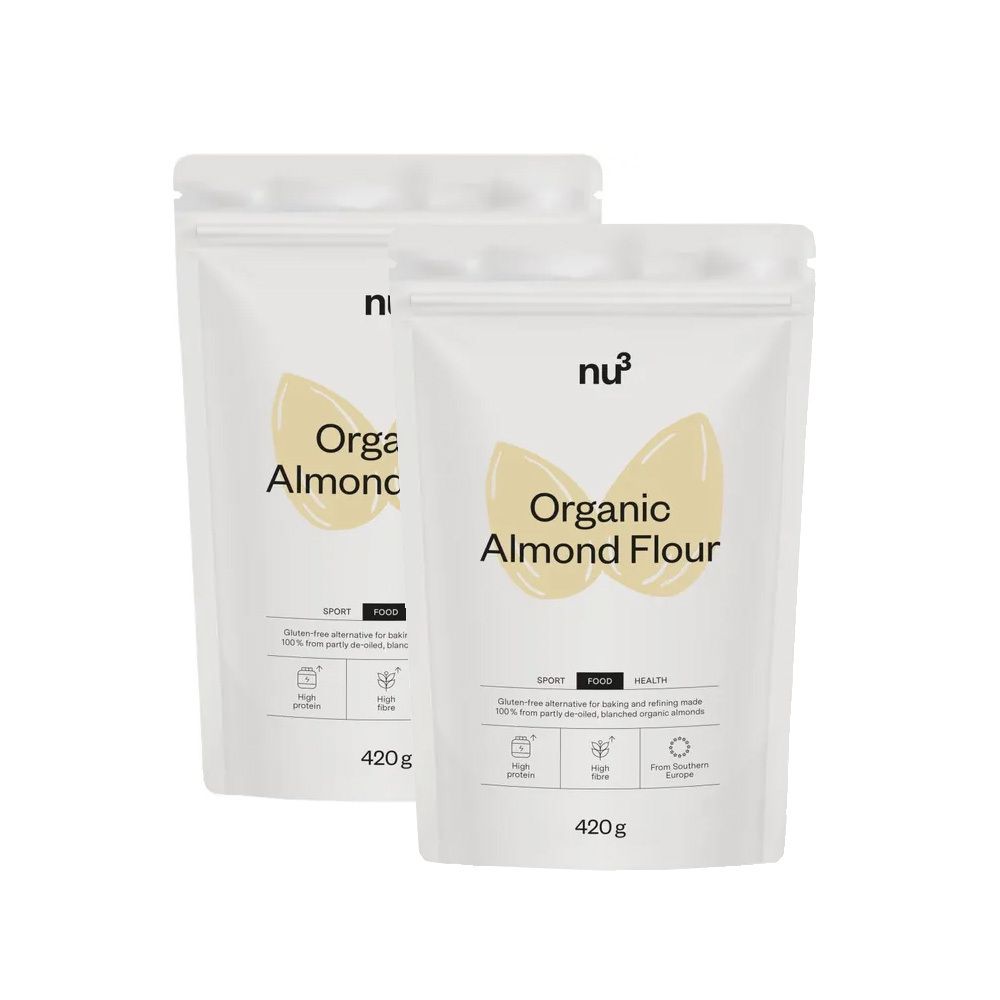 nu3 Bio Mandelmehl (neues Design) Doppelpack 2x420 g Pulver