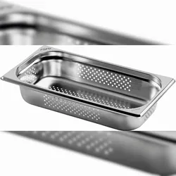 Saro BUDGET LINE GN-Behälter perforiert 1/3GNx100mm und 4 Liter