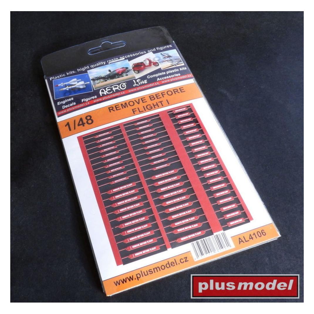 Plus Model Remove Before flight I (AL4106)
