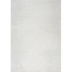 TEPPICH Outdoor Geometrisch MEZEN Polypropylen Creme 200 x 280 cm
