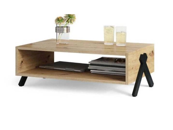 Kaffeetisch in Dekor Eiche Artisan DENZI 90x60 cm