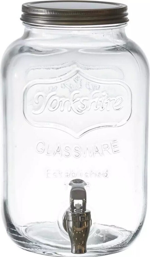 Glazen drankdispenser van Home Deco Factory, 4 liter