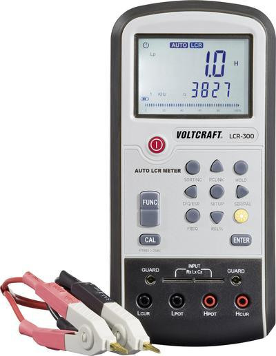 Voltcraft LCR-300 digitale LCR-meetbrug klasse CAT I met 20000 weergavepunten