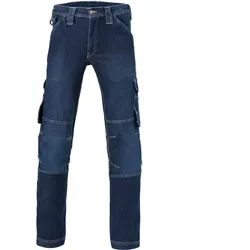 Damen Jeans Bundhose "87440" Attitude marine - 33/32 - Blau