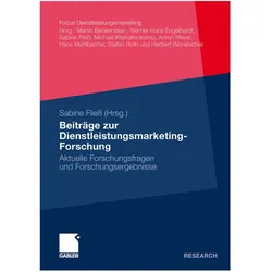 Beiträge zur Dienstleistungsmarketing-Forschung, Fachbücher