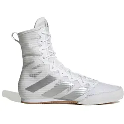 adidas Box Hog 4 Boxschuhe - white/silver met./core black - 44