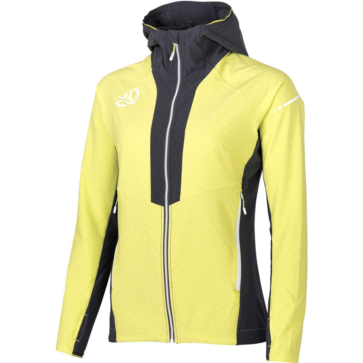 Ternua Thunder Jacket W acid lime/whales grey (8543) S 1643895-8543-S