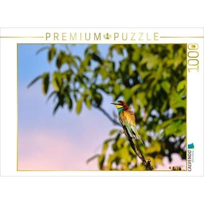 CALVENDO Puzzle Bienenfresser im Baum | 1000 Teile Lege-Größe 64x48cm Foto-Puzzle für glückliche Stunden, von , Calvendo Puzzle