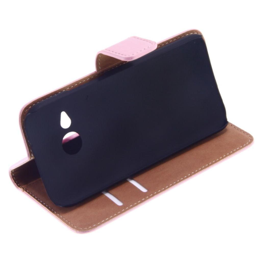 OEM Slim Leder Book Case für HTC M8 mini - rosa 4250710553976 (HTC One Mini 2) (25445336)