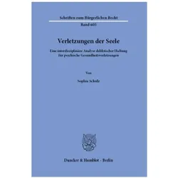VerletzungenderSeele, Fachbücher von Sophia Schulz