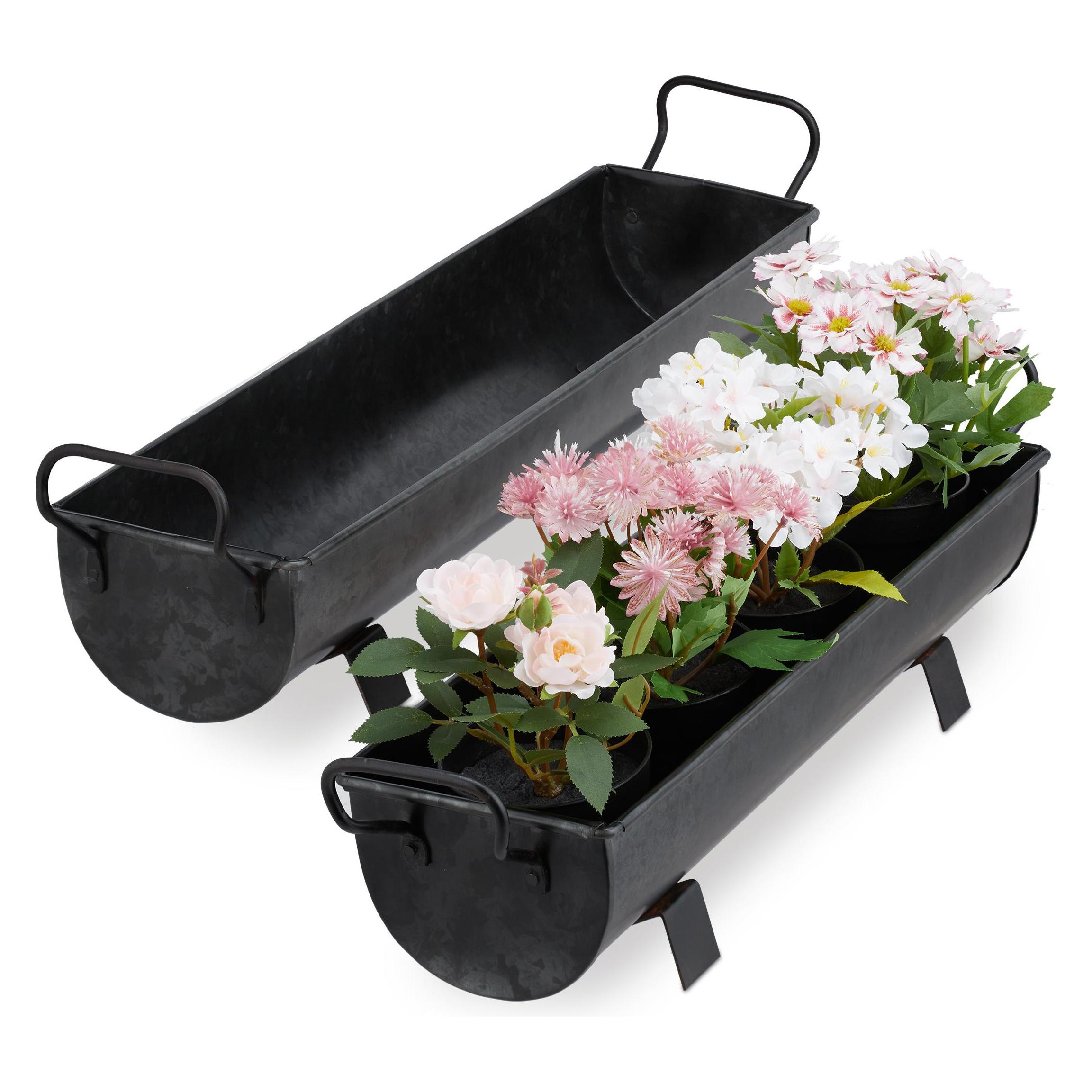Relaxdays Blumenkasten (14 x 61 x 16.50 cm) (4052025907167)