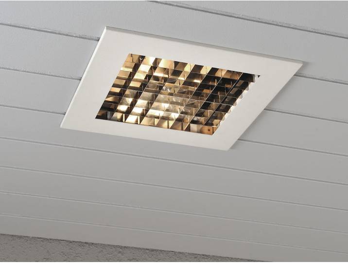Konstsmide Einbauleuchte Gustav Aluminium, weiß lackiert, Reflektor 7092-200
