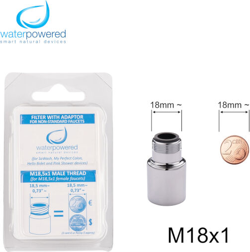 Water Powered Adattatore Non Standard Filter M18x1
