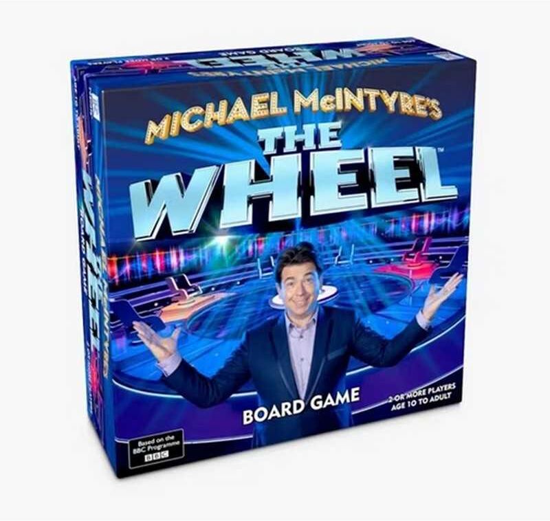 Michael McIntyre's The Wheel Travel Game - Portable Edition for 1-4 Players, Ages 10+, by Rascals