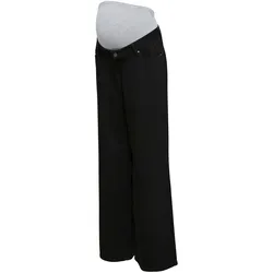Mamalicious Wideleg Jeans »Malaga« - Damen - Gr. 29 - schwarz