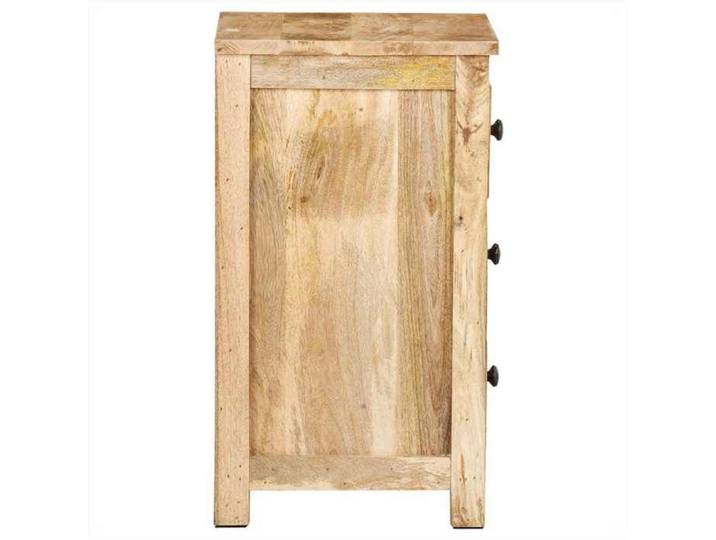 Petite Table intérieure - Table de chevet 45x35x60 cm - bois de manguier massif - design élégant(97062)