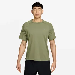 NIKE Hyverse Dri-FIT Fitness T-Shirt Herren 377 - dusty olive/black L