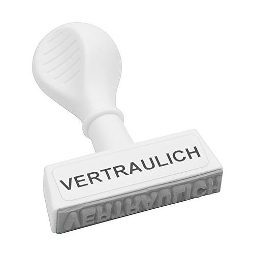 WEDO Textstempel "Vertraulich"
