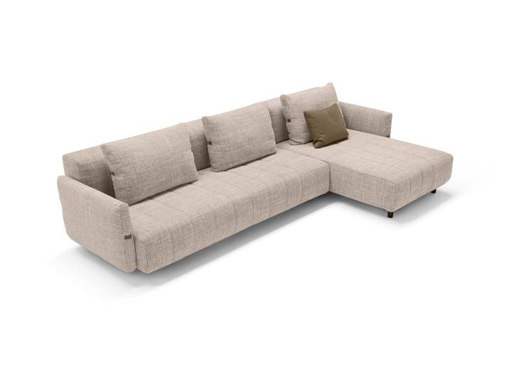 Ecksofa BERSONE Schlaflandschaft Premium Wohnlandschaft mit Bettfunktion Schlaffunktion